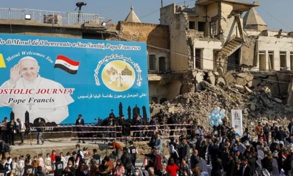 Ιράκ: Συνωστισμός στη λειτουργία του Πάπα Φραγκίσκου